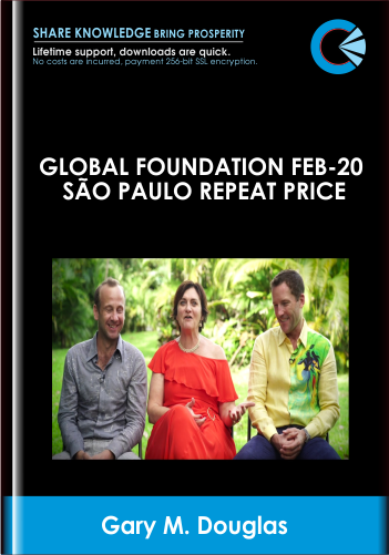 Only $238, Global Foundation Feb-20 São Paulo Repeat Price - Gary M. Douglas Dr. Dain Heer
