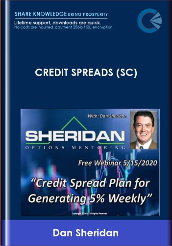 Purchuse Credit Spreads (SC) - Dan Sheridan course at here with price $247 $69.