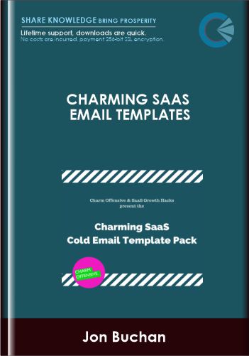Purchuse Charming SaaS Email Templates - Jon Buchan course at here with price $471 $139.