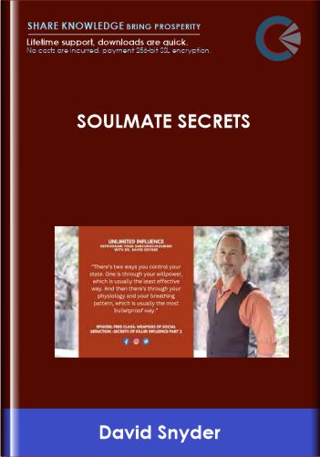 Purchuse Soulmate Secrets - David Snyder course at here with price $797 $77.
