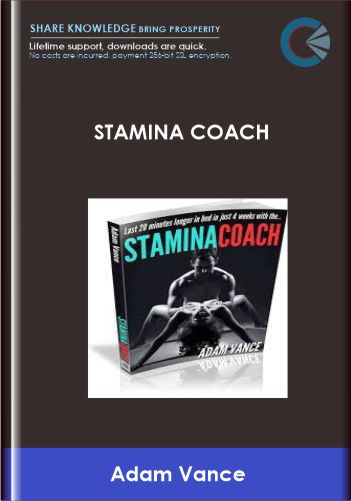 Purchuse Stamina Coach - Adam Vance course at here with price $59 $19.