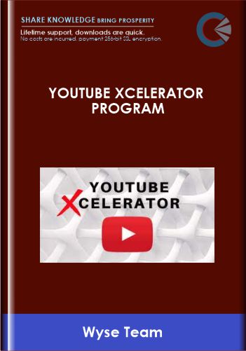 Purchuse YouTube Xcelerator Program - Wyse Team course at here with price $197 $19.