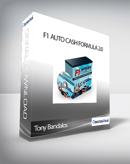 Purchuse Tony Bandalos - F1 Auto Cash Formula 2.0 course at here with price $197 $33.