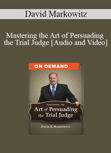Purchuse Trial Guides - Mastering the Art of Persuading the Trial Judge course at here with price $195 $37.