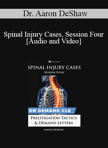 Purchuse Trial Guides - Spinal Injury Cases