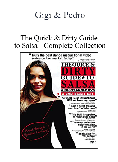 Purchuse Gigi & Pedro - The Quick & Dirty Guide to Salsa - Complete Collection course at here with price $84.95 $24.