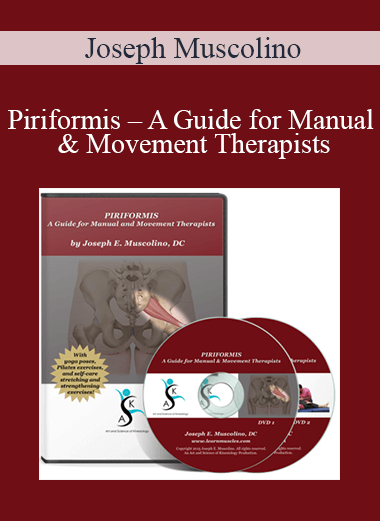 Purchuse Joseph Muscolino - Piriformis – A Guide for Manual & Movement Therapists course at here with price $49.95 $19.