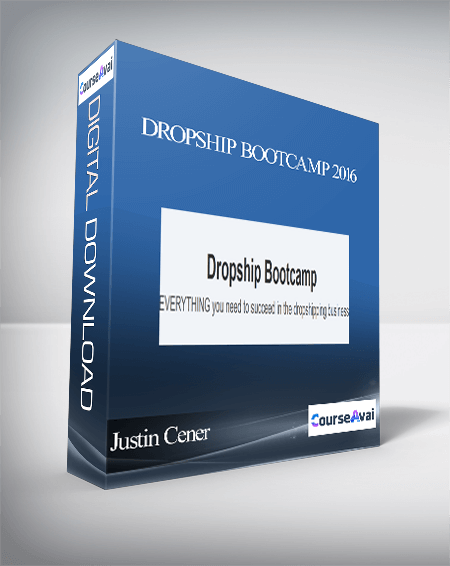 Purchuse Justin Cener - Dropship Bootcamp 2016 course at here with price $497 $33.