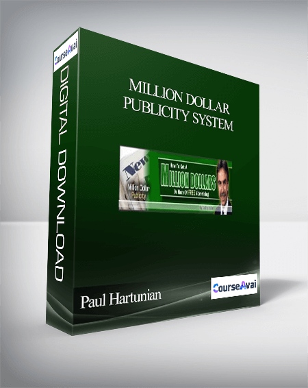 Purchuse Paul Hartunian - Million Dollar Publicity System course at here with price $797 $87.