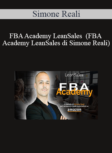 Purchuse Simone Reali - FBA Academy LeanSales course at here with price $997 $88.