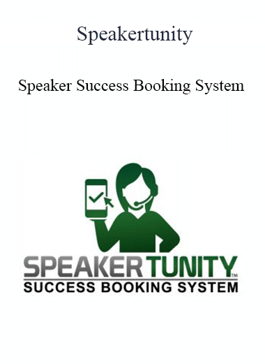 Purchuse Speakertunity - Speaker Success Booking System course at here with price $299 $71.